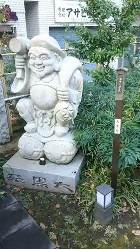 成子天神社の像