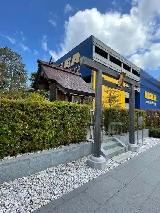 生田神社ポートアイランド分社の鳥居