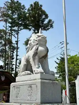 西根神社の狛犬