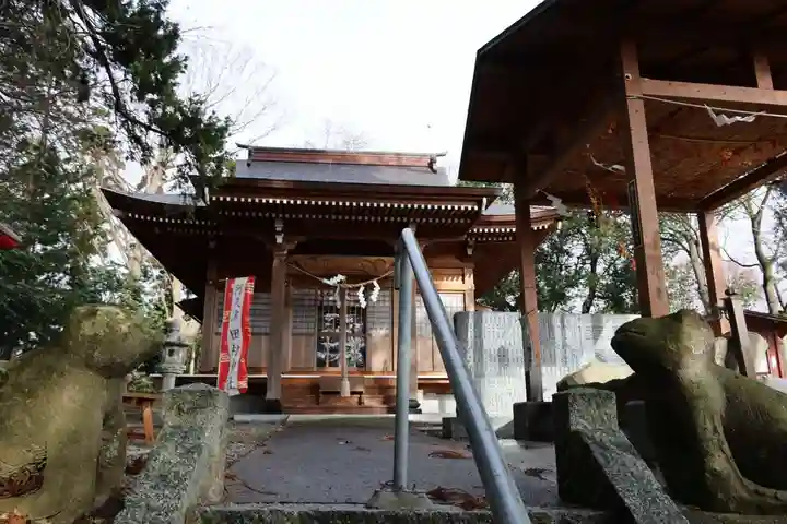阿久津「田村神社」(郡山市阿久津町)旧社名:伊豆箱根三嶋三社の本殿・本堂