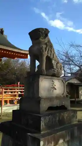 石和八幡宮(官知物部神社)の狛犬