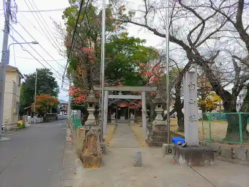 白山社（鎌須賀白山社）の鳥居