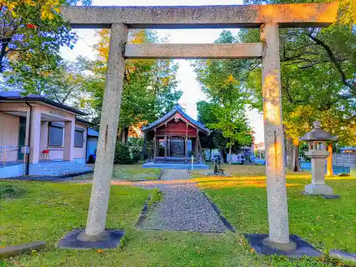 八幡社の鳥居