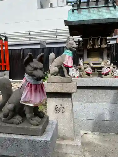 玉造稲荷神社の狛犬