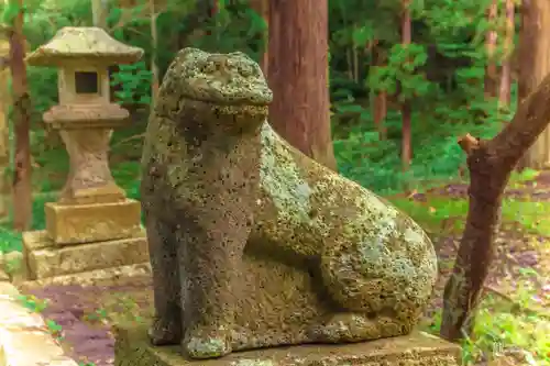 安久津八幡神社の狛犬