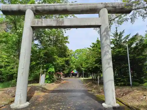 東神楽神社の鳥居