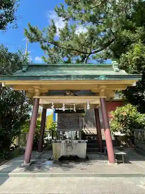 元城町東照宮の手水舎