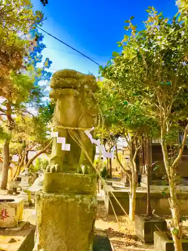 土浦三社神社(水天宮・水神宮・寿寅稲荷神社)の狛犬