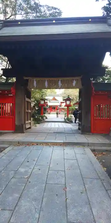 水鏡天満宮の山門・神門