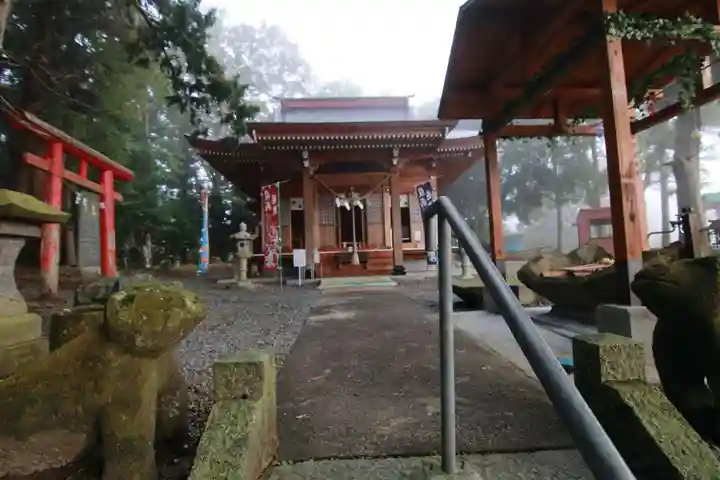 阿久津「田村神社」(郡山市阿久津町)旧社名:伊豆箱根三嶋三社の本殿・本堂
