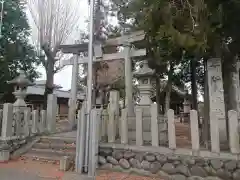 東條八幡社の鳥居