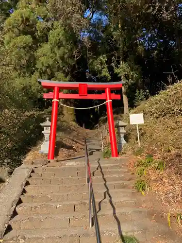 村山浅間神社の鳥居