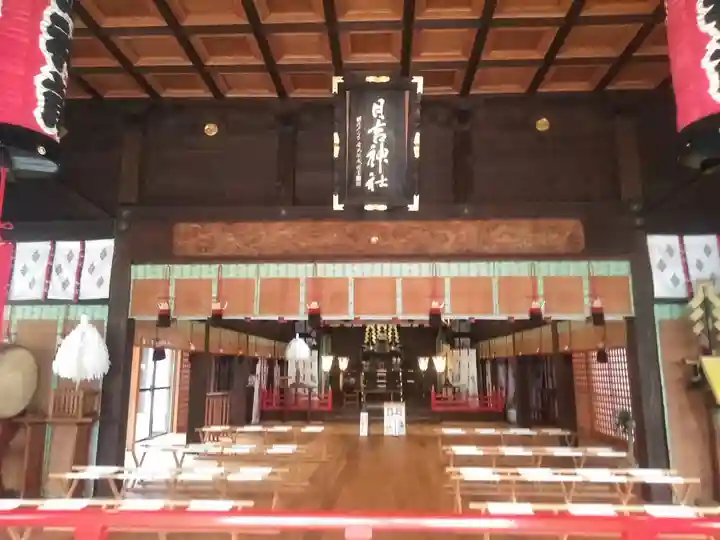 久留米宗社 日吉神社の本殿・本堂
