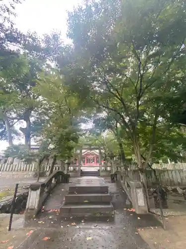 綿都美神社の鳥居