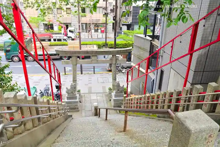 三田春日神社の鳥居