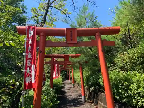 岐阜稲荷山本社の鳥居