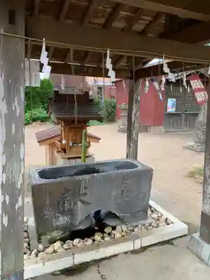 水海道鎮守 八幡神社の手水舎