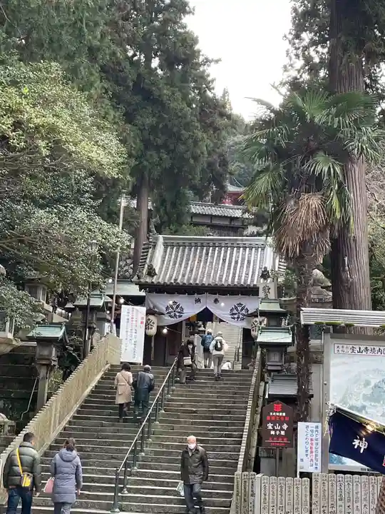 宝山寺の山門・神門