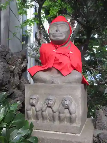 巣鴨猿田彦庚申堂の狛犬