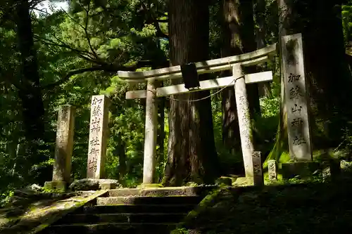 加蘇山神社の鳥居