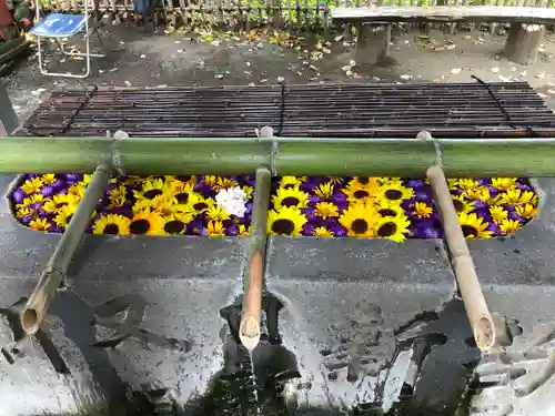 眞田神社の手水舎