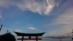 石母田　三吉神社の景色