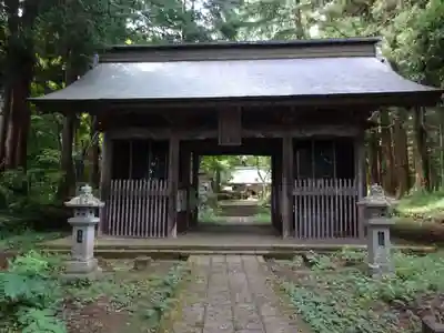 都々古別神社(馬場)の山門・神門