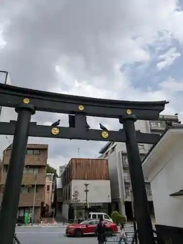 穴八幡宮の鳥居