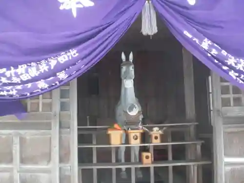 留萌神社の狛犬