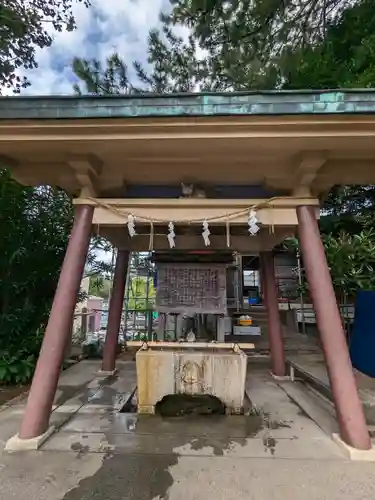 元城町東照宮の手水舎