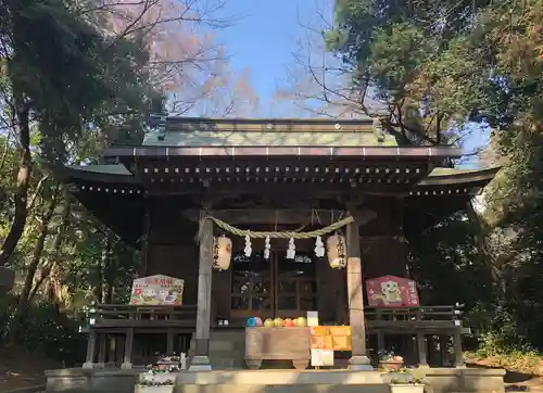 馬場氷川神社の本殿