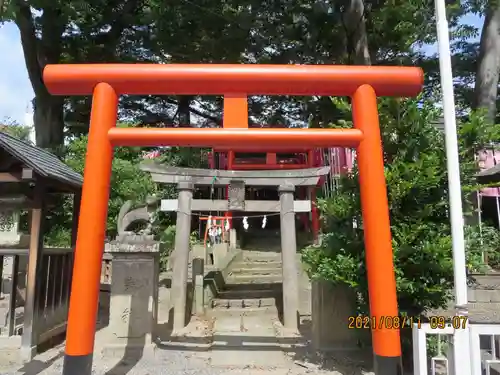 安積國造神社の鳥居