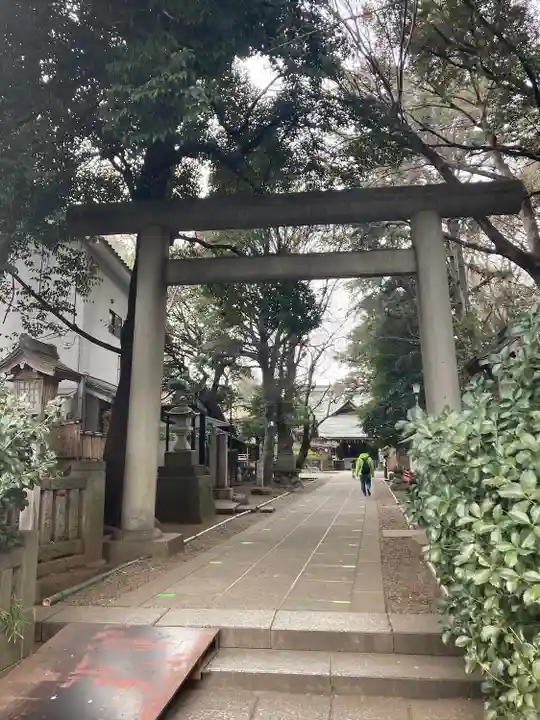 ときわ台天祖神社の鳥居