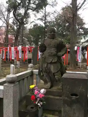 鬼子母神堂 (法明寺)の像