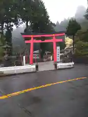 中之嶽神社の鳥居