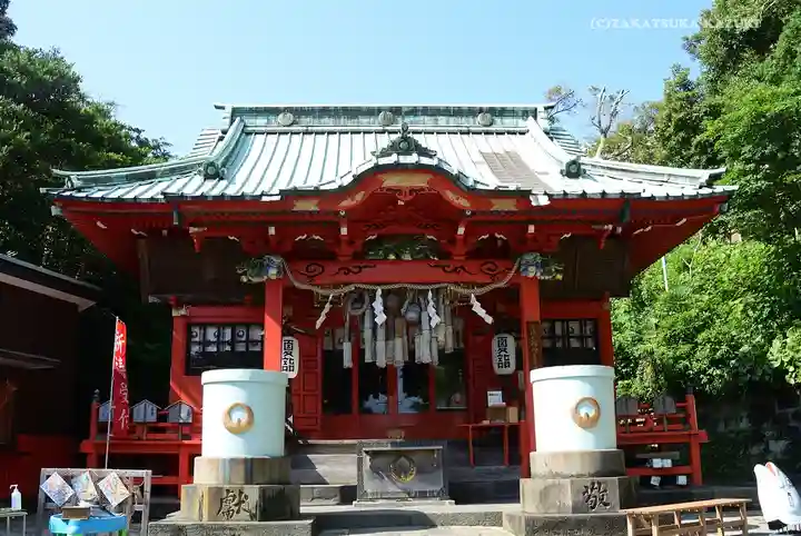 海南神社の本殿・本堂