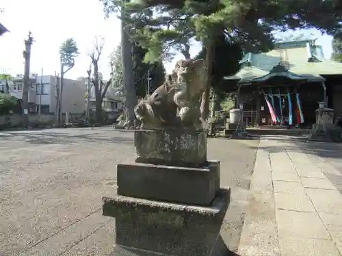 駒留八幡神社の狛犬