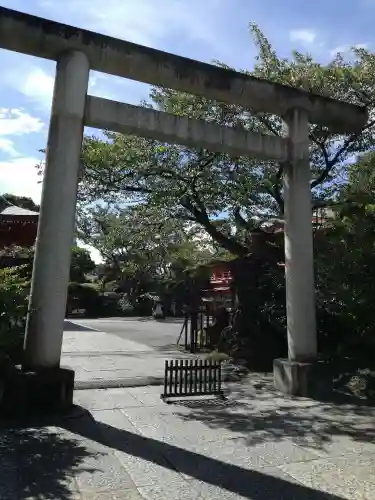 千葉神社の鳥居
