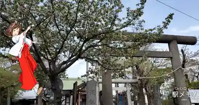 上小松天祖神社の鳥居
