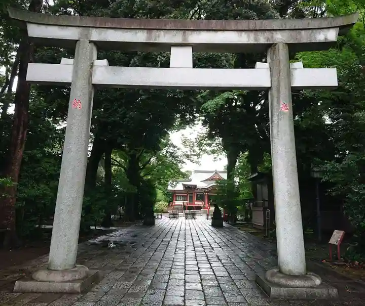 武蔵野八幡宮の鳥居