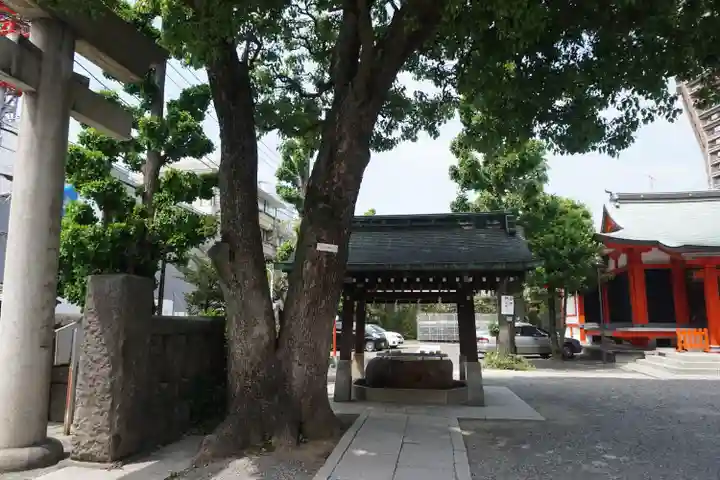 麻布氷川神社の手水舎