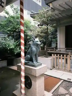 宮益御嶽神社の狛犬