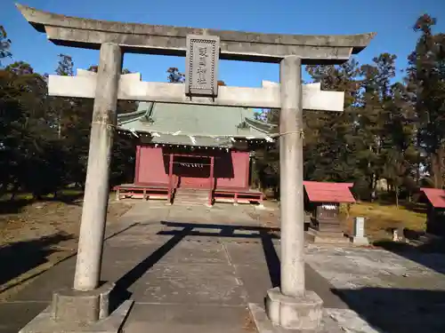 古尾谷八幡神社の鳥居