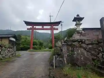 菅山寺の鳥居