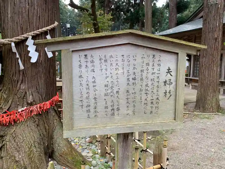 櫛引八幡宮の自然