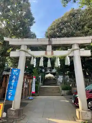太子堂八幡神社の鳥居