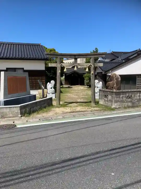 大内神社の鳥居