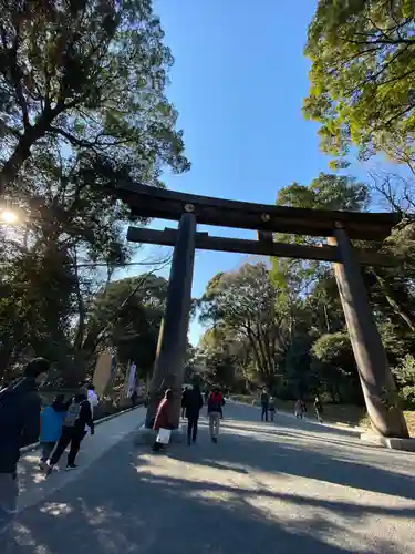 明治神宮の鳥居