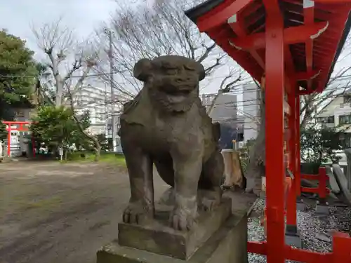 久里浜八幡神社の狛犬