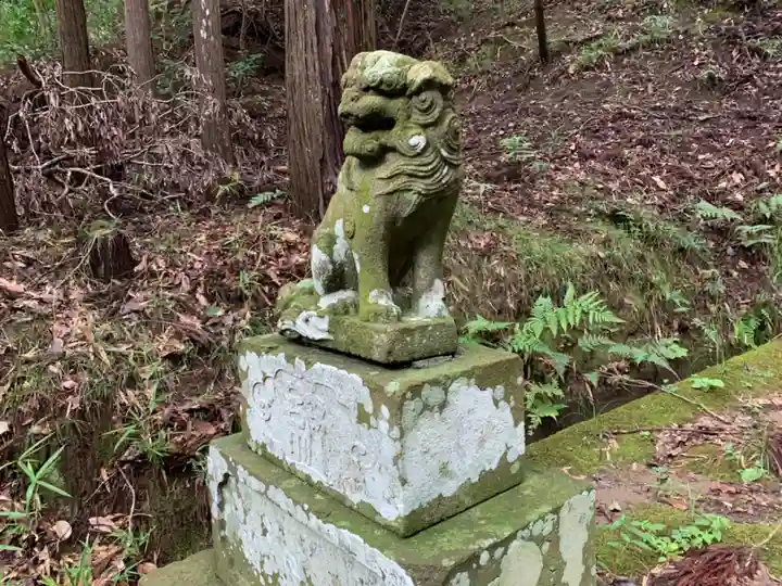 城山神明社の狛犬